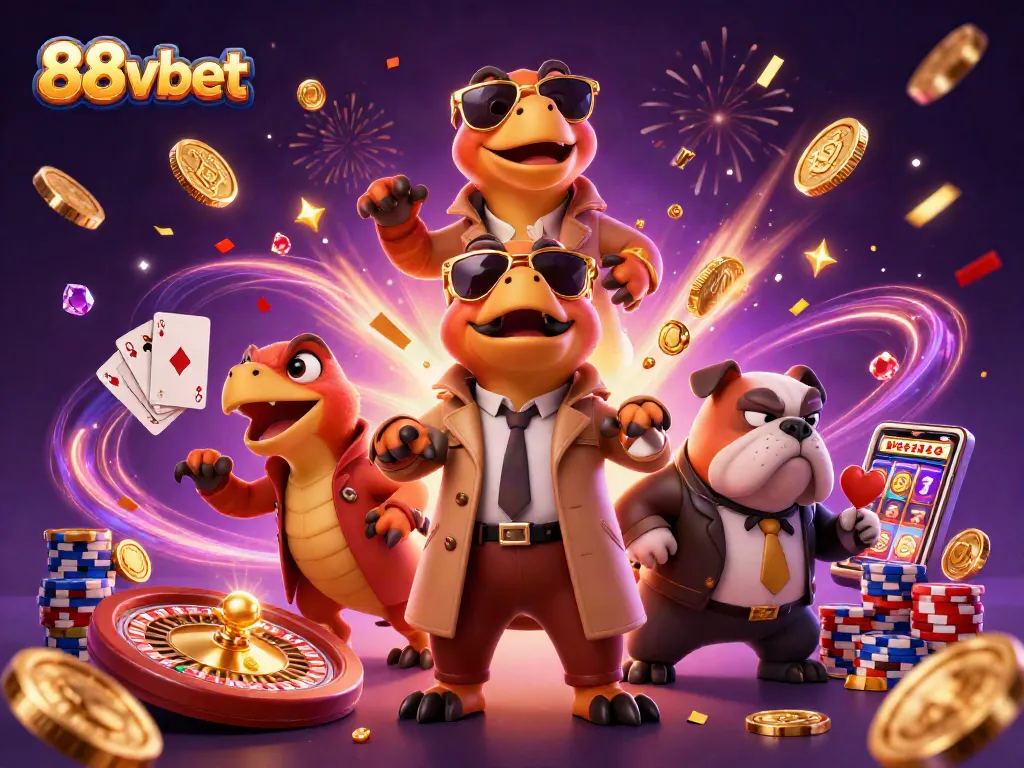 Experience excitement at 88vbet with raptors in disguise at a VIP casino lounge.