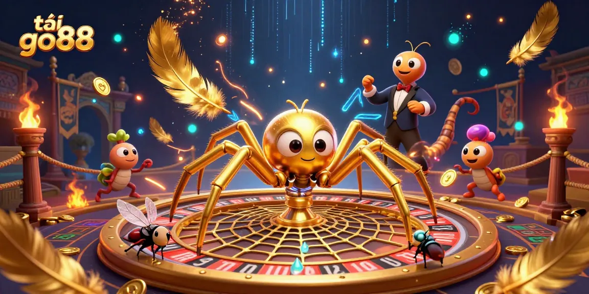Place bets and win with tải go88 in this vibrant 3D casino scene filled with excitement.