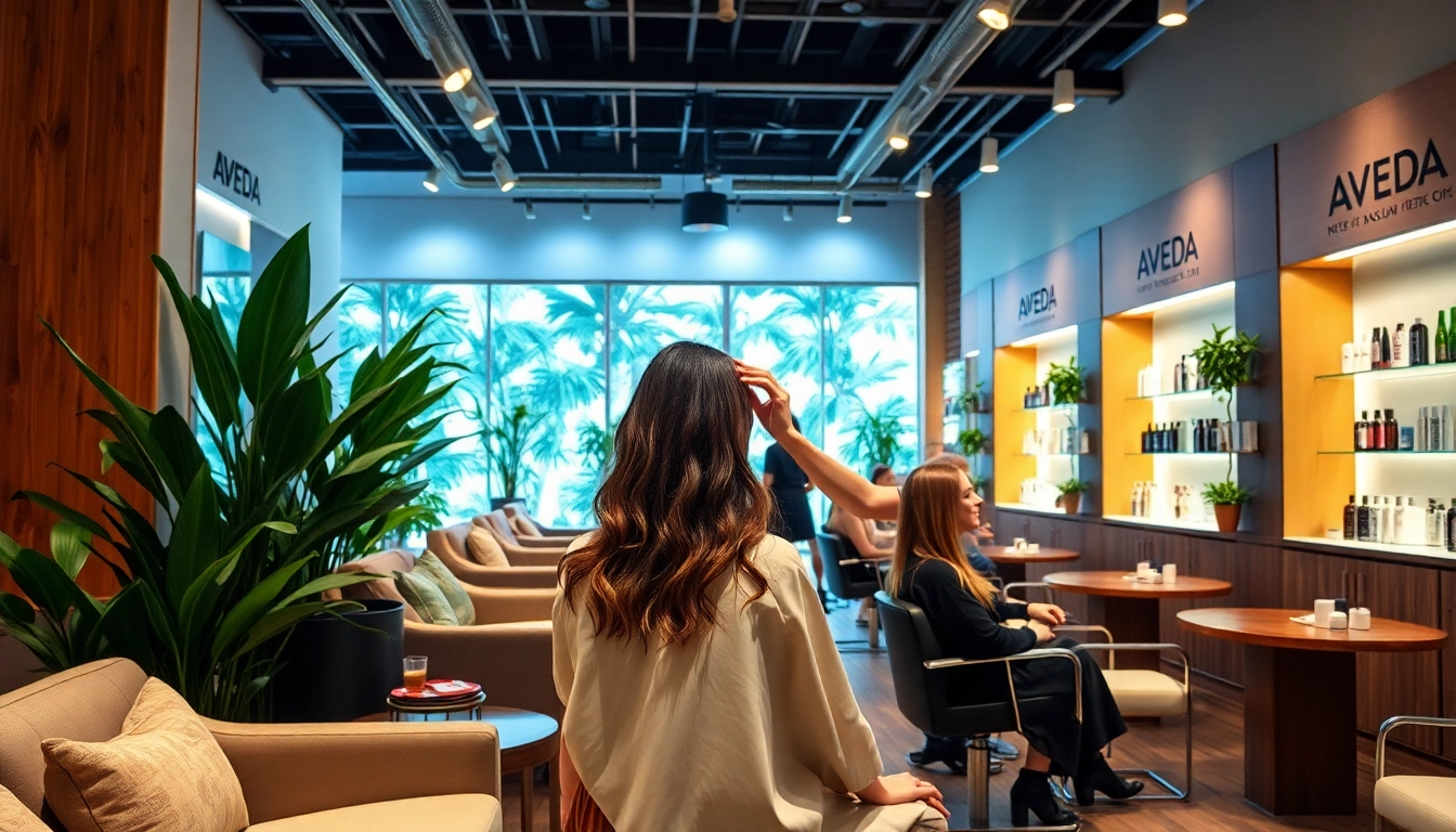 Experience the art of hair transformation at an Aveda salon in San Diego.