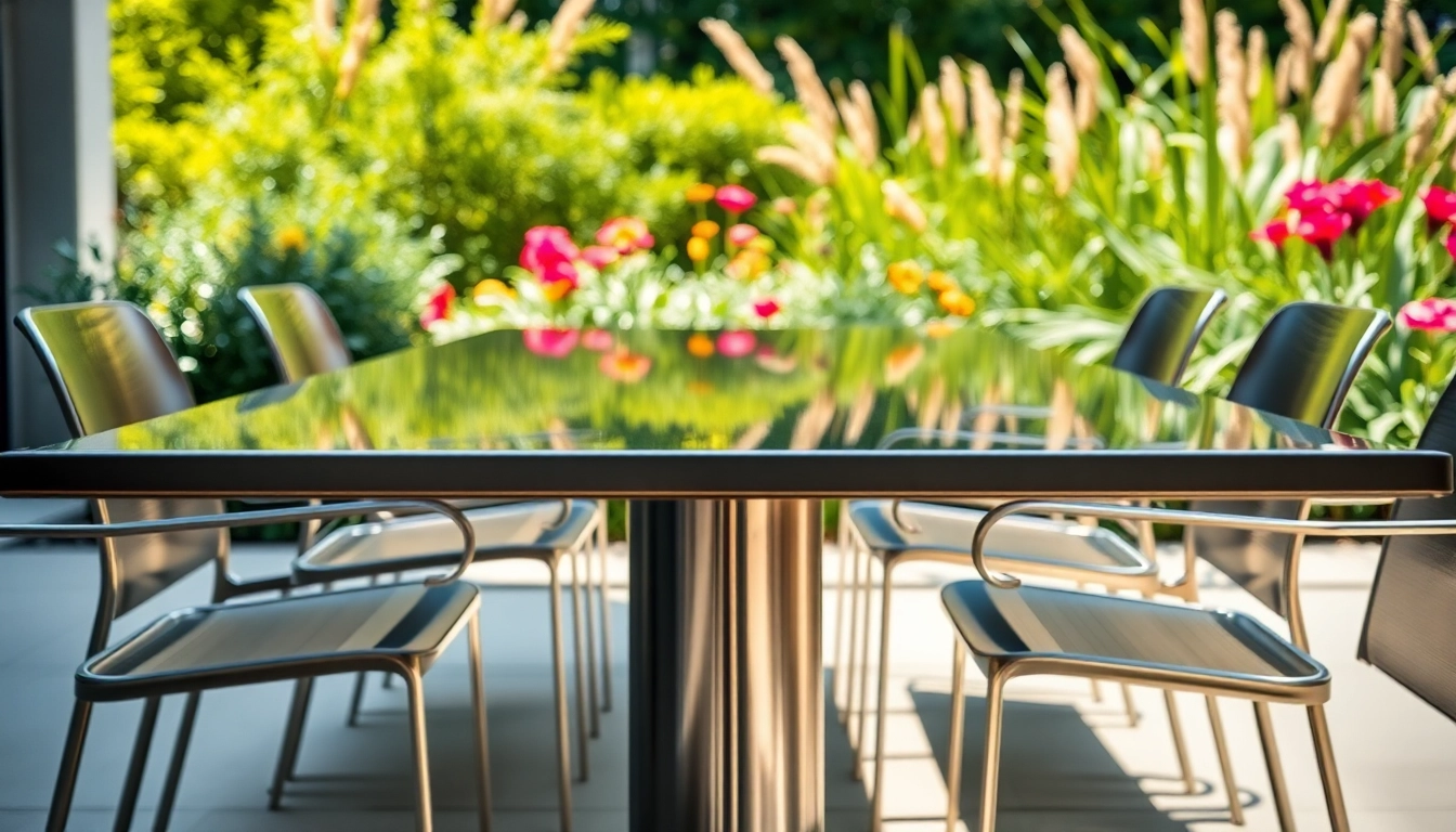 Crafting Timeless Spaces with Stainless Steel Furniture for Every Home