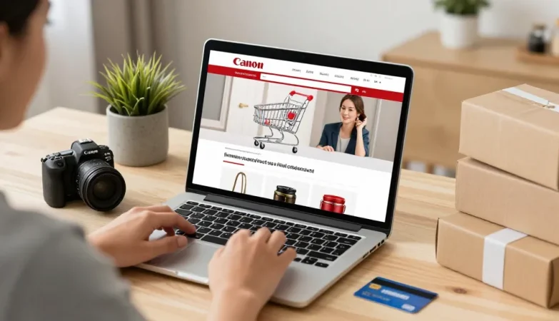 Halal Online supermarket products showcased in a lively online shopping scene, featuring best deals and product reviews on a digital marketplace.