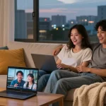 คลิปโป๊ xxx ในบรรยากาศผ่อนคลายในบ้านดูหนังพร้อมกัน