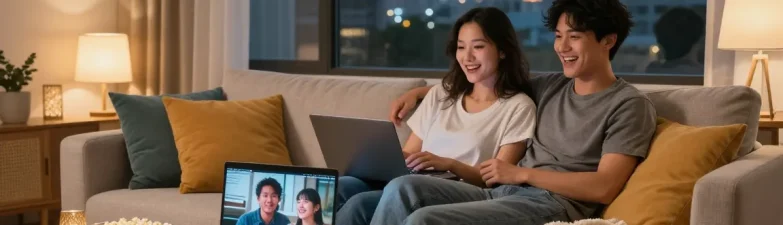 คลิปโป๊ xxx ในบรรยากาศผ่อนคลายในบ้านดูหนังพร้อมกัน