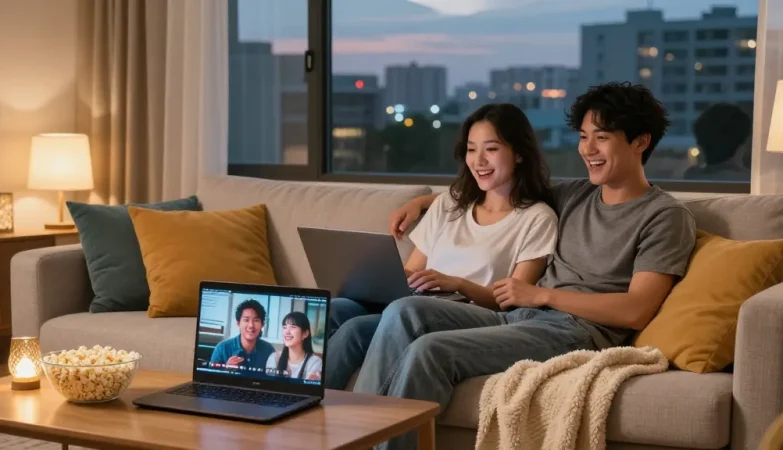 คลิปโป๊ xxx ในบรรยากาศผ่อนคลายในบ้านดูหนังพร้อมกัน